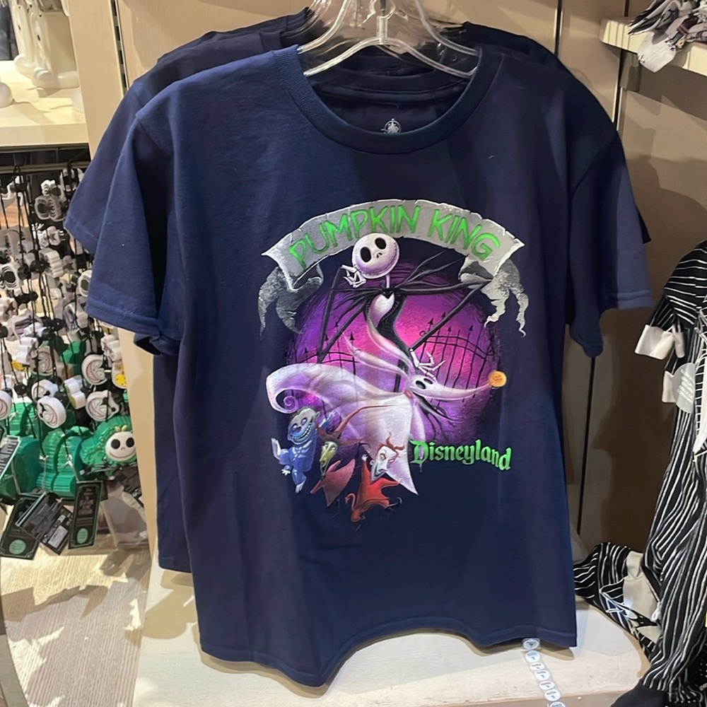 Disney Navy Blue "Pumpkin King" Short Sleeve Tee